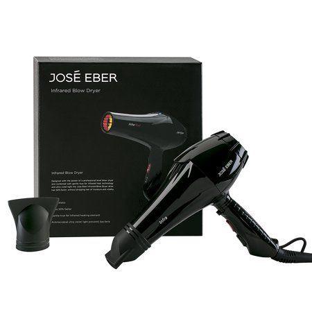 Jose Eber Infrared Hair Dryer, 1800 Watts, 50% Faster Dry Time | Walmart (US)