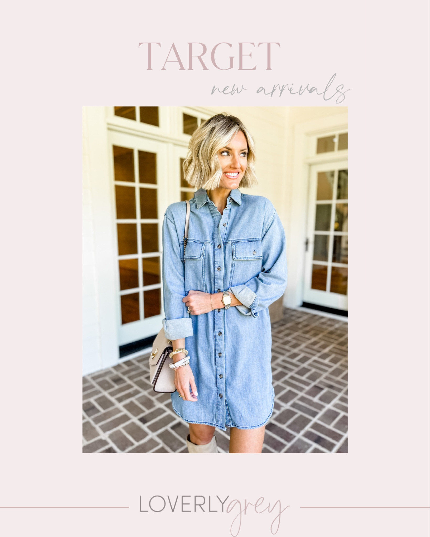 A chambray dress is a closet staple! Loverly Grey is wearing an XS in this one from Target! 

#LTKunder50 #LTKSeasonal #LTKstyletip