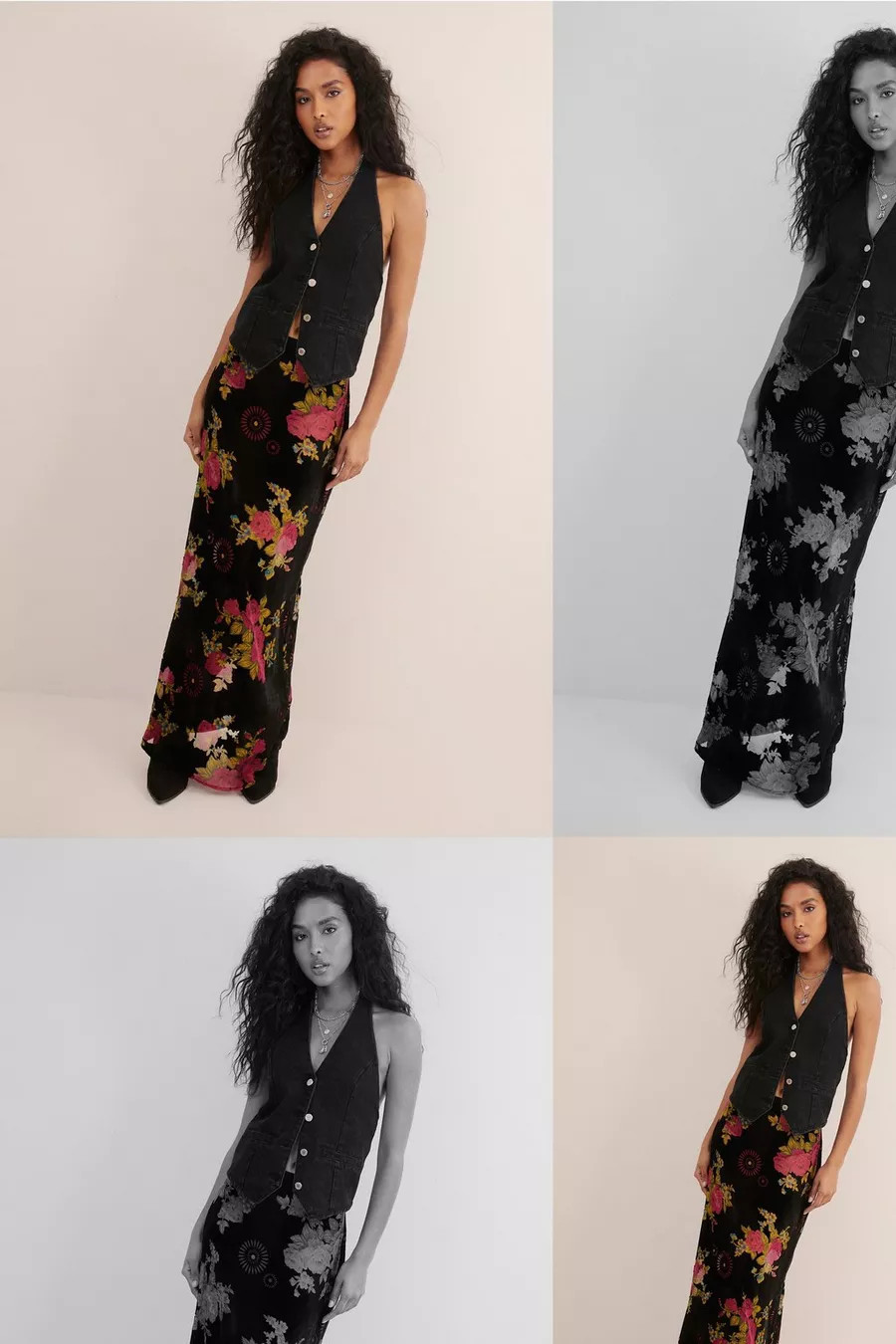 Floral Devore Maxi Skirt | Nasty Gal US