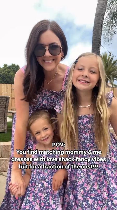 Mommy and me matching dresses that have total love shack fancy vibes, but none of them are over $27 and they’re from Walmart! 
Stylingwithkayla is wearing a small
Kennedy’s is wearing a 10
Madeline is in a 4

#LTKSaleAlert #LTKFamily #LTKKids