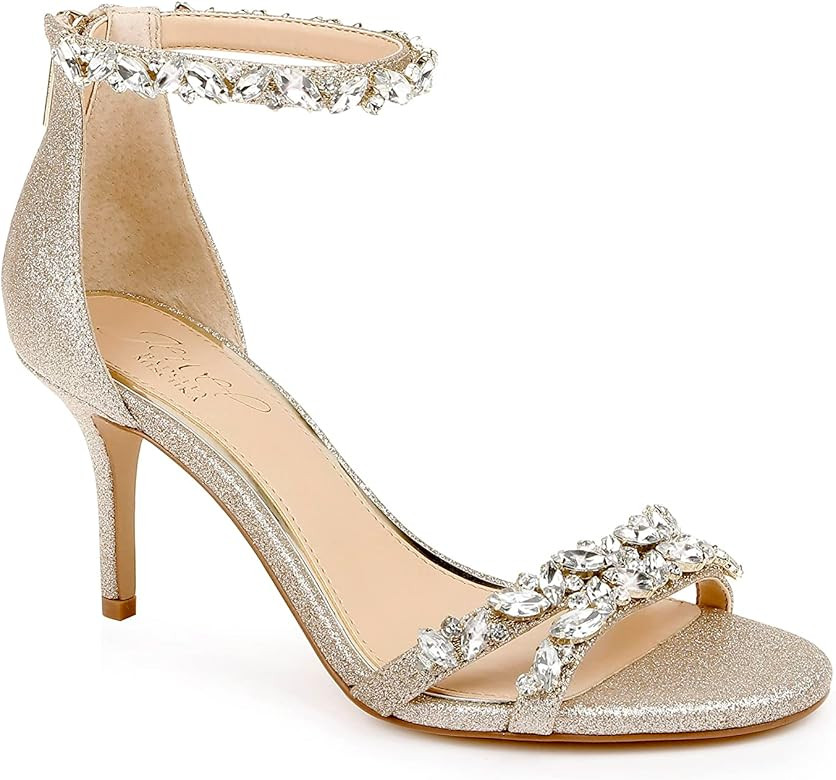Jewel Badgley Mischka Women's Caroline Heeled Sandal | Amazon (US)