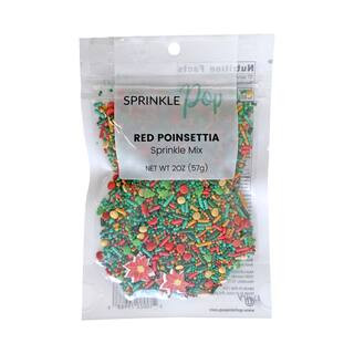 Sprinkle Pop Red Poinsettia Sprinkle Mix | Michaels | Michaels Stores