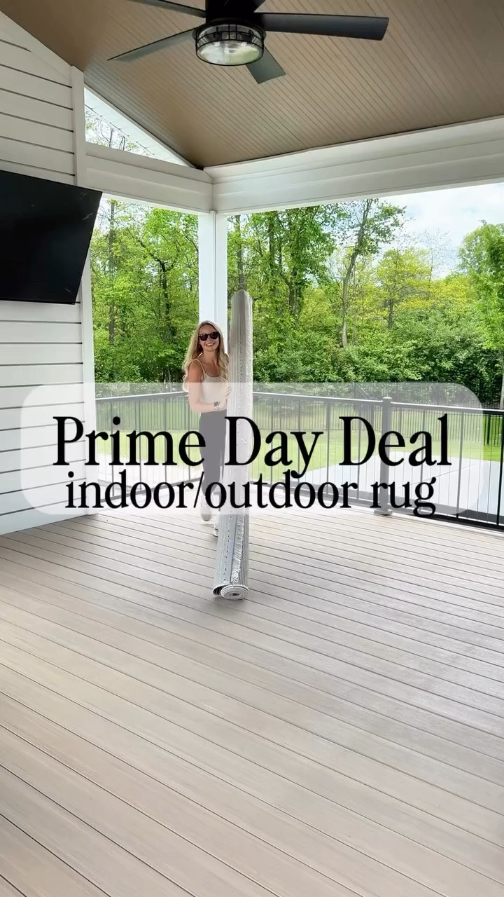 Prime Day Deal on our outdoor rug! So nice I bought it twice - I have two colors from this collection. They hold up well and instantly make the space feel pulled together. Great for indoor/outdoor high traffic areas.

#LTKHome #LTKSaleAlert #LTKSeasonal