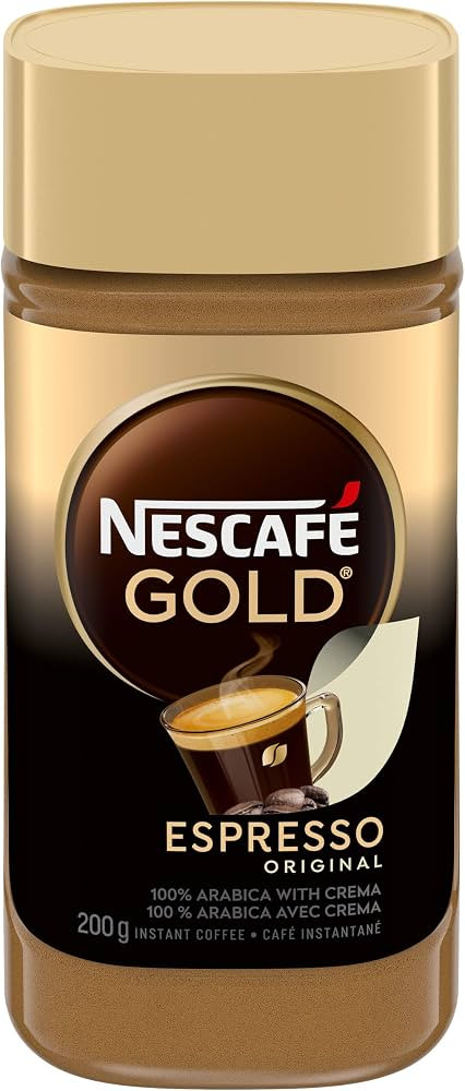 Nescafé Gold Espresso Instant Coffee, 200g | Amazon (CA)