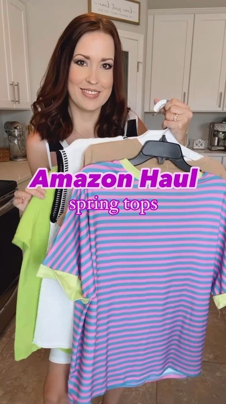 Amazon Spring Tops Haul 



#LTKstyletip #LTKSeasonal #LTKVideo