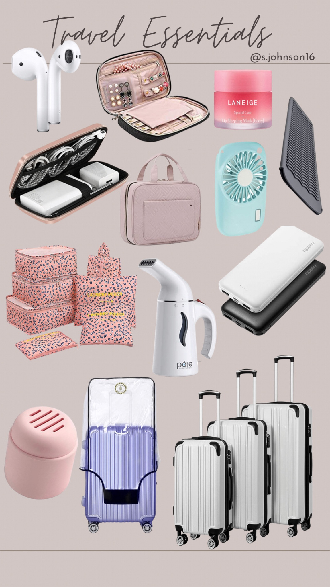 Travel essentials 


#LTKtravel #LTKstyletip #LTKsalealert