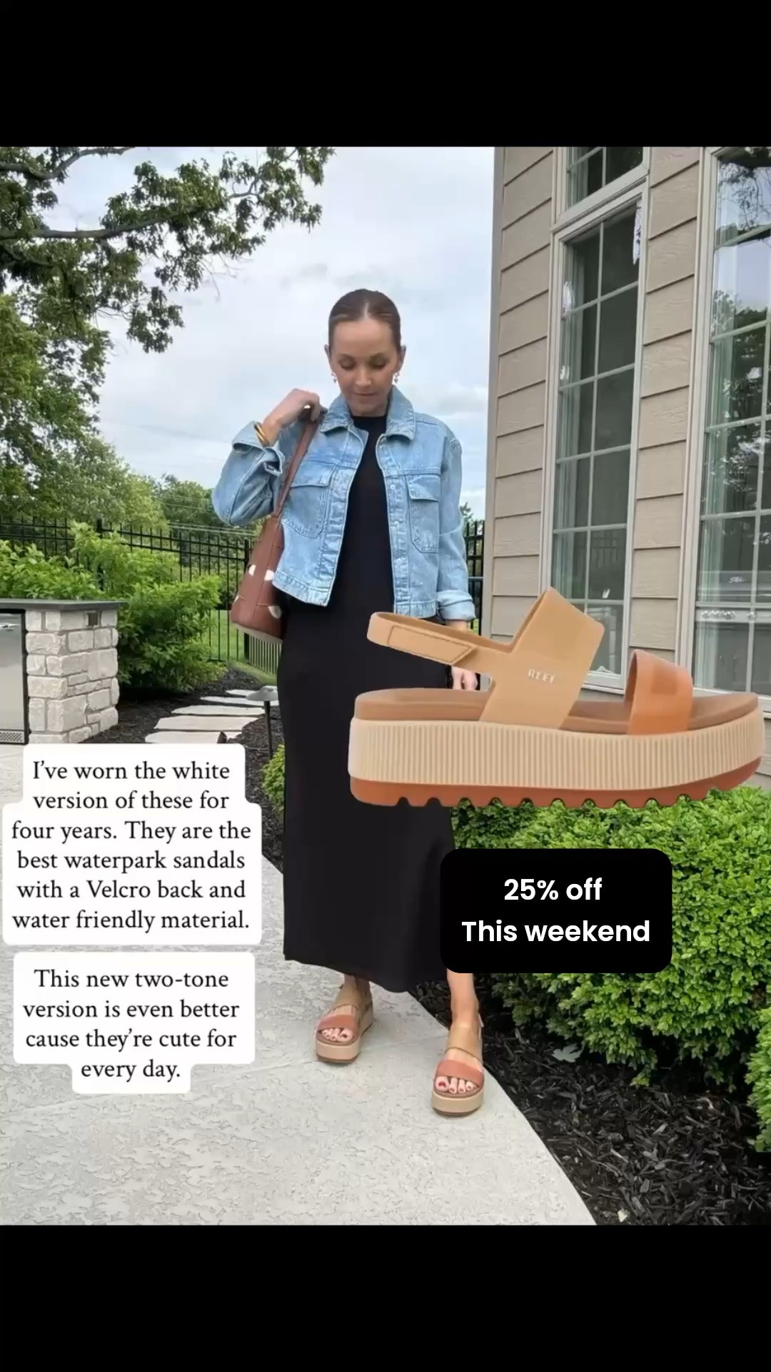 @reef 25% off sandals this weekend!

#LTKootd #LTKSaleAlert