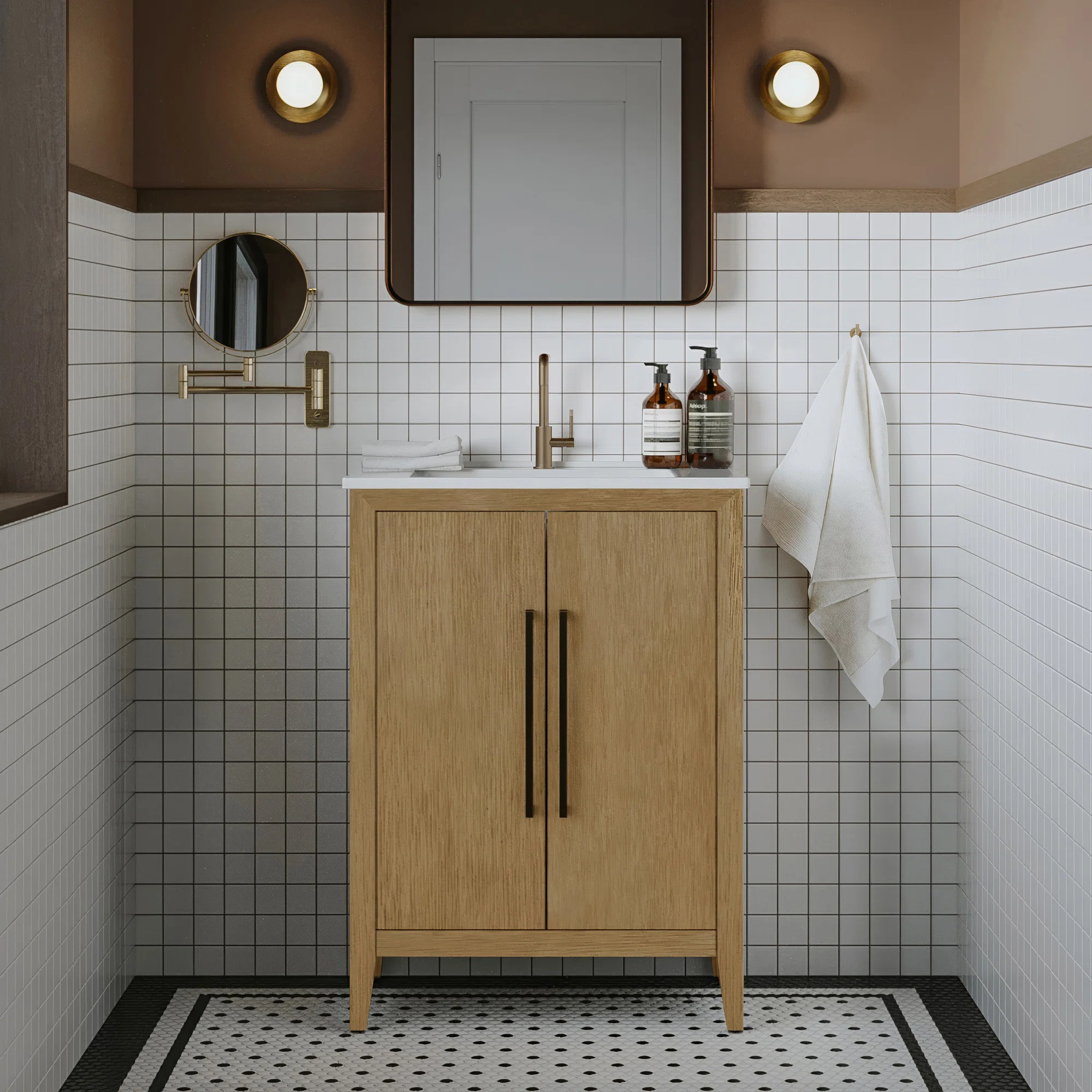 Alsup Slim 24"W x 14"D Single Sink Vanity | Wayfair North America