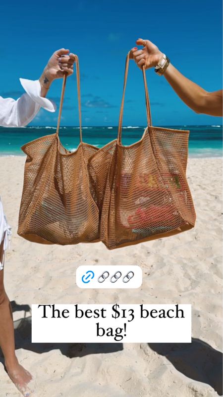 The best $13 beach bag! 

#LTKfindsunder100 #LTKstyletip #LTKSeasonal