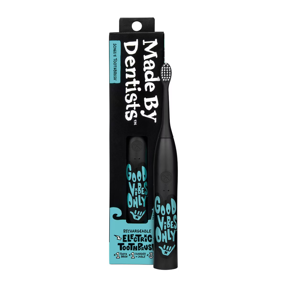 Made By Dentists Sonic X Rechargeable Electric Toothbrush for Kids' - Good Vibes Only | Target