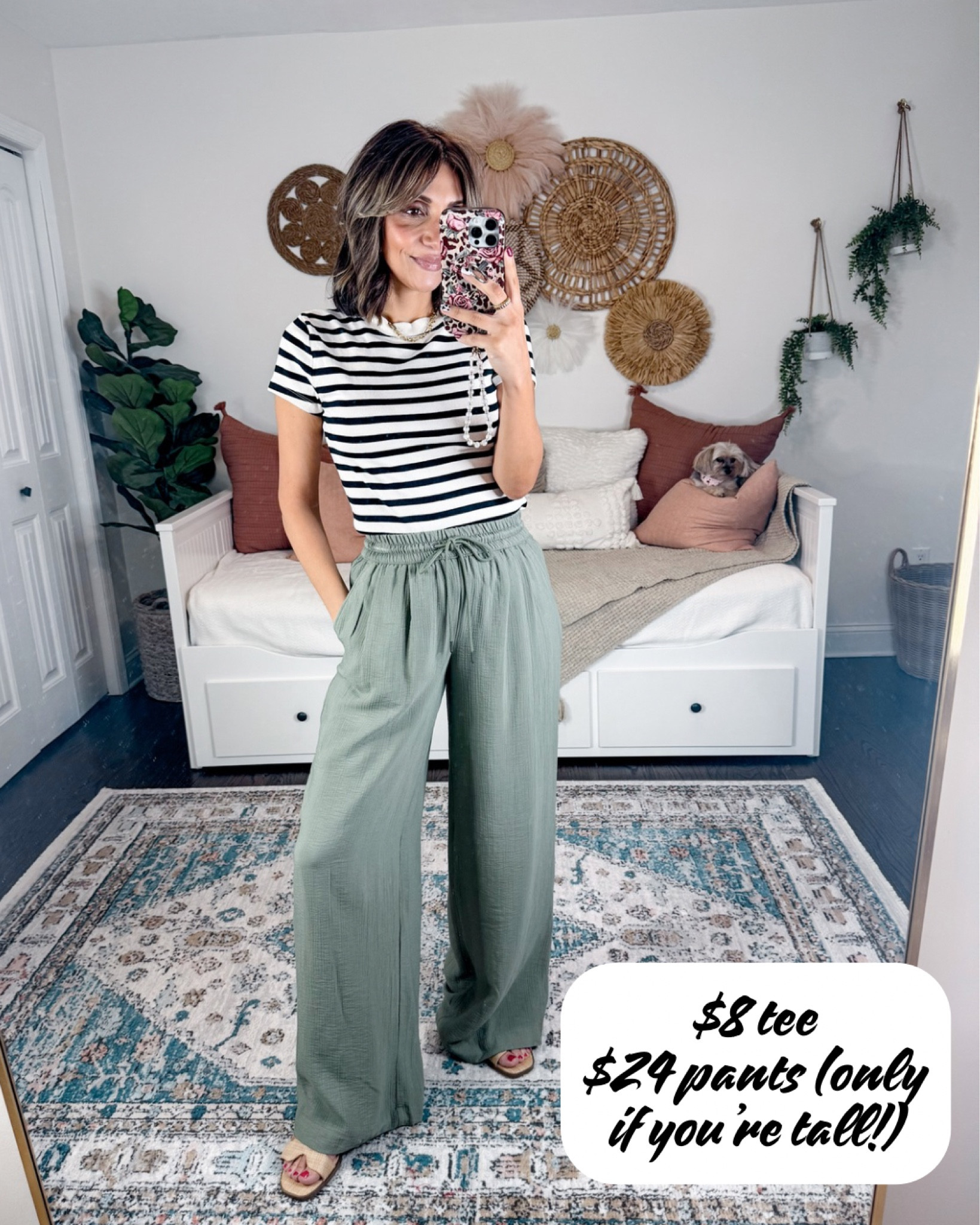 Target outfit 
Pants are long! 
On sale for $24

#LTKFindsUnder50 #LTKOver40 #LTKSaleAlert