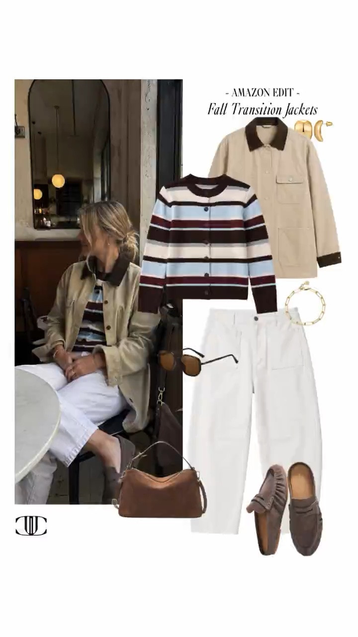 🍂 A great jacket can do all the work.

In The Amazon Fall Edit, I’m sharing seven transitional jackets styled into complete head-to-toe looks for everything from drinks on the patio and an outdoor concert to a cozy weekend in the mountains.

Think lightweight layers, polished basics, rich fall textures, and easy accessories that make each outfit feel instantly more pulled together. Tap to shop all seven looks and find the jackets you’ll be reaching for on repeat this season. 🤎✨

#LTKStyle #AmazonFashion #FallJackets #FallTransition #AmazonFinds #FallOutfits #LayeringSeason #EverydayStyle #OutfitInspiration #LTKFinds

#LTKootd #LTKSeasonal #LTKOver40