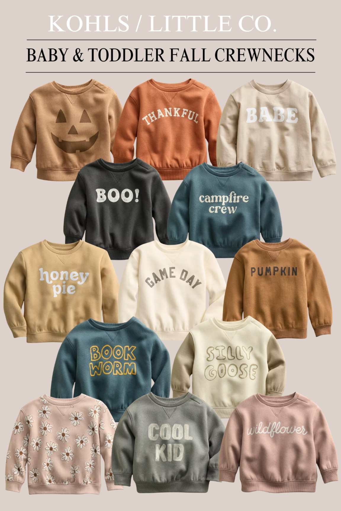 The cutest crewnecks for fall! Available in sizes for baby, toddler, and kids 😍

#LTKBaby #LTKKids #LTKBacktoSchool