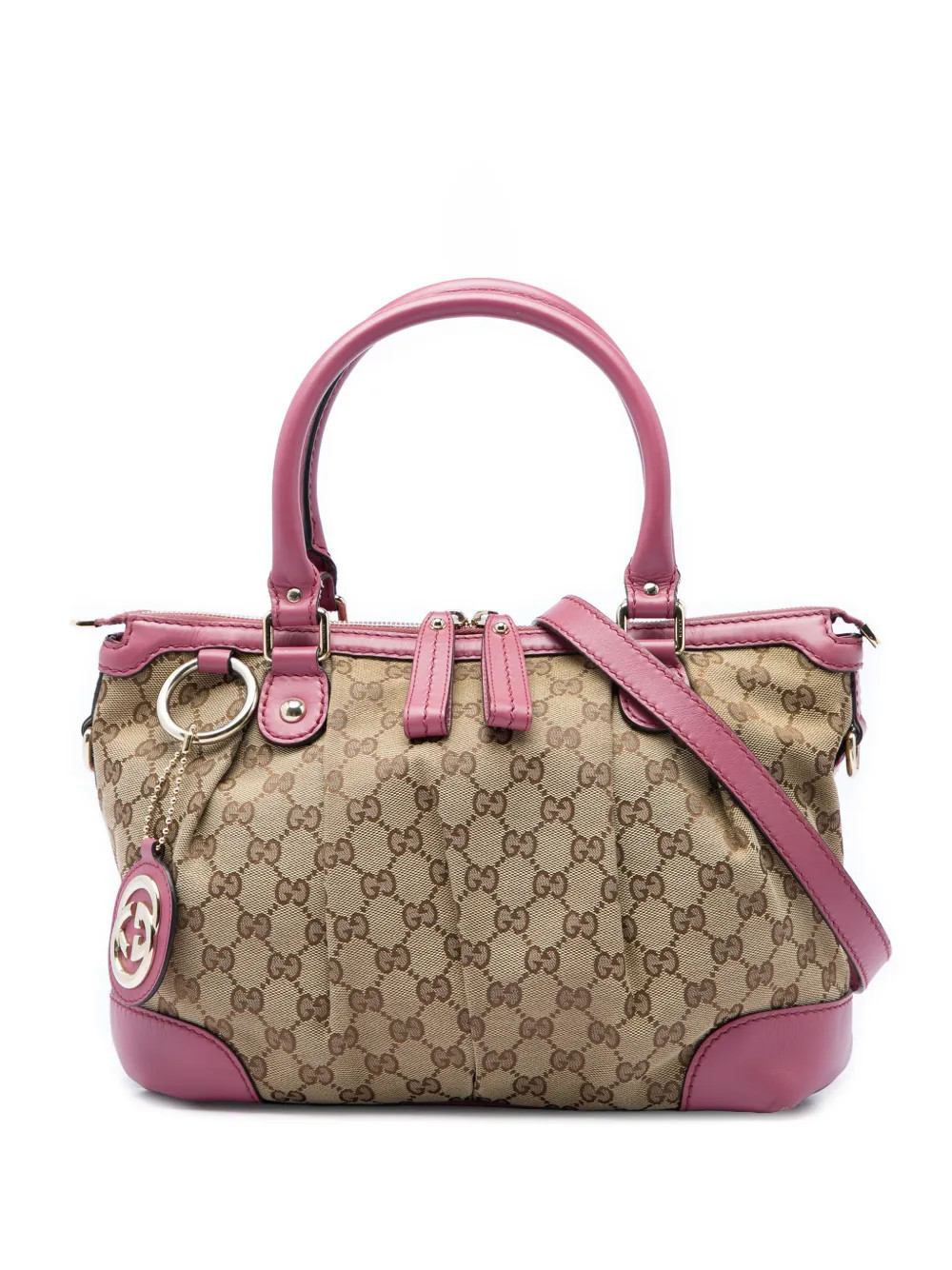 Gucci Pre-Owned 2016-2026 GG Canvas Sukey satchel - Pink | Farfetch Global