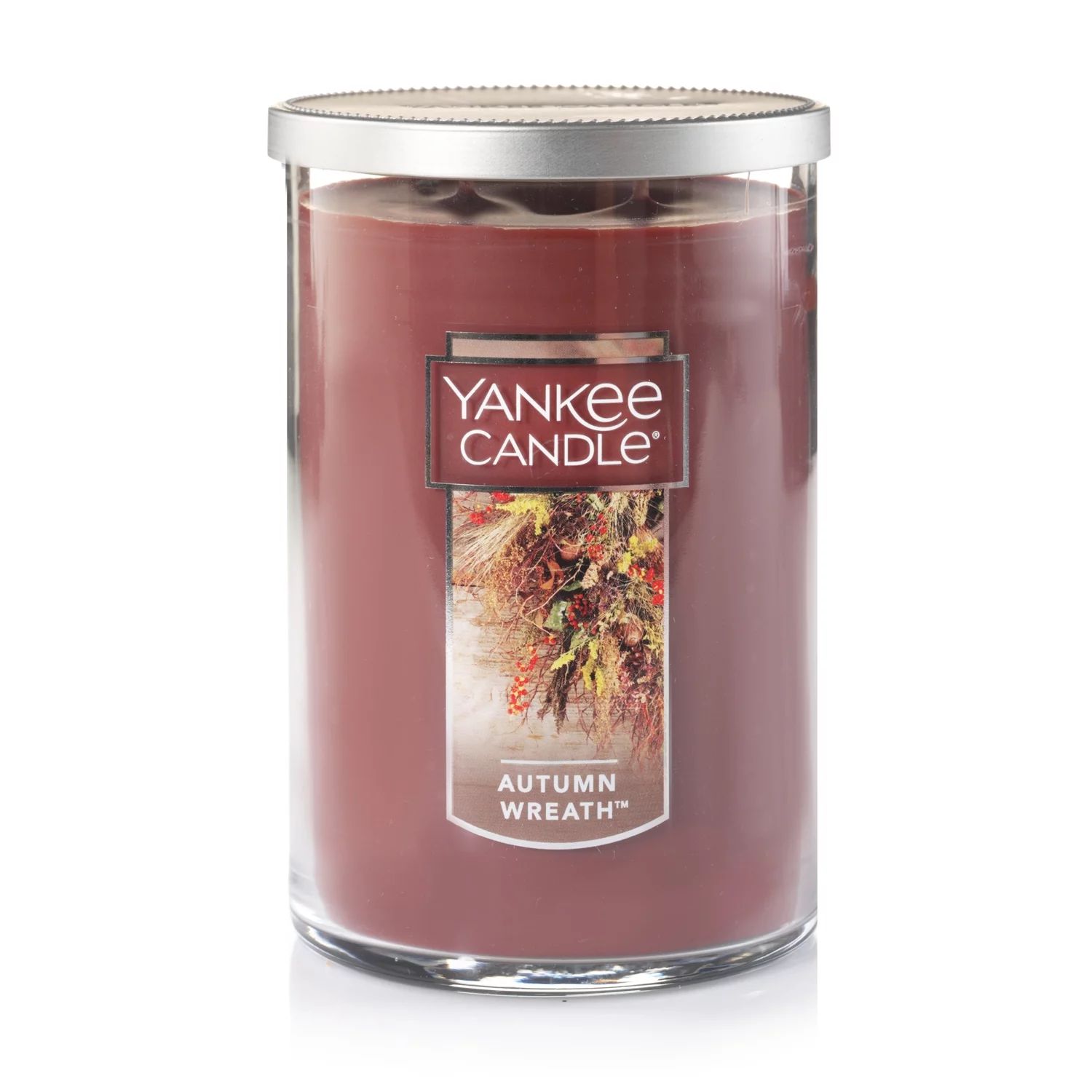 Yankee Candle Autumn Wreath - Large 2-Wick Tumbler Candle - Walmart.com | Walmart (US)