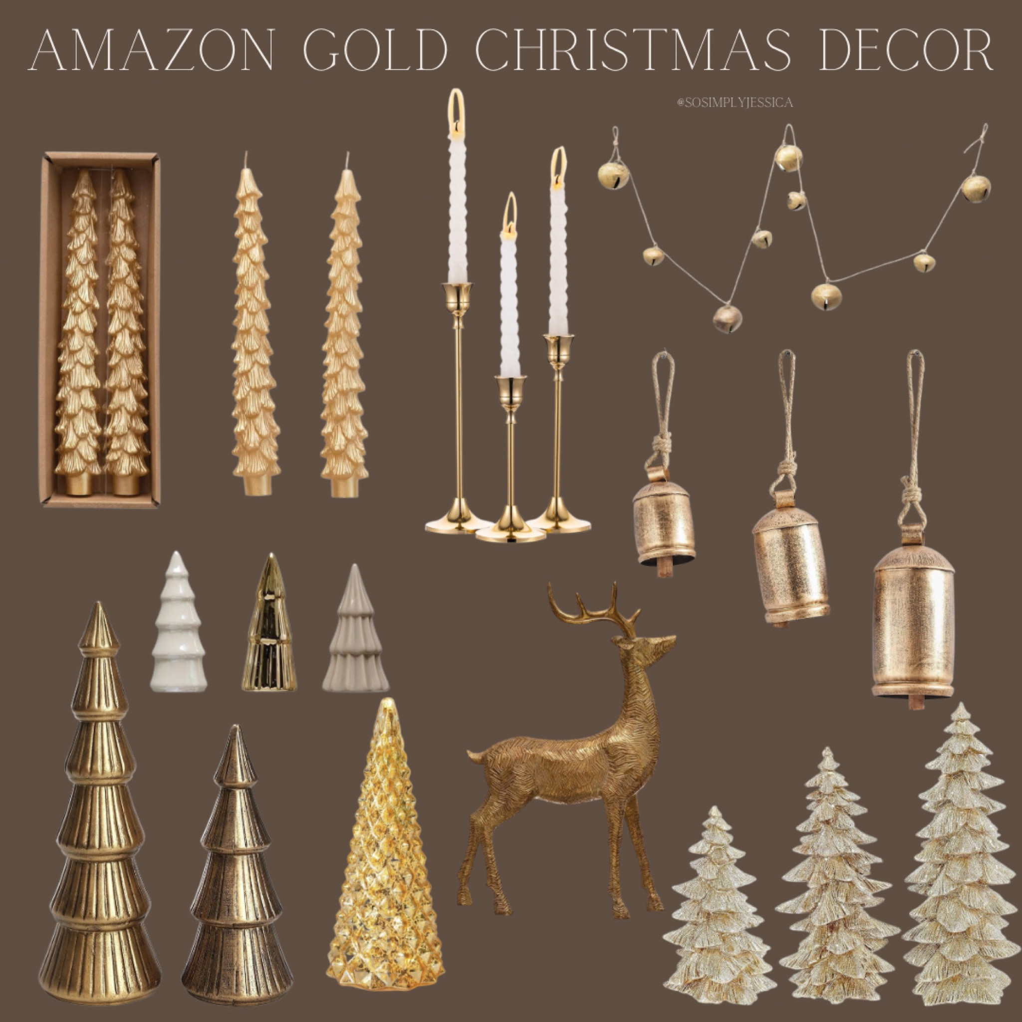 All things gold! Gold Christmas decor for this holiday season. 

#LTKhome #LTKSeasonal #LTKHoliday