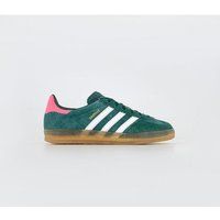 Adidas Gazelle Indoor Trainers Collegiate Green White Lucid Pink | OFFICE London (UK)