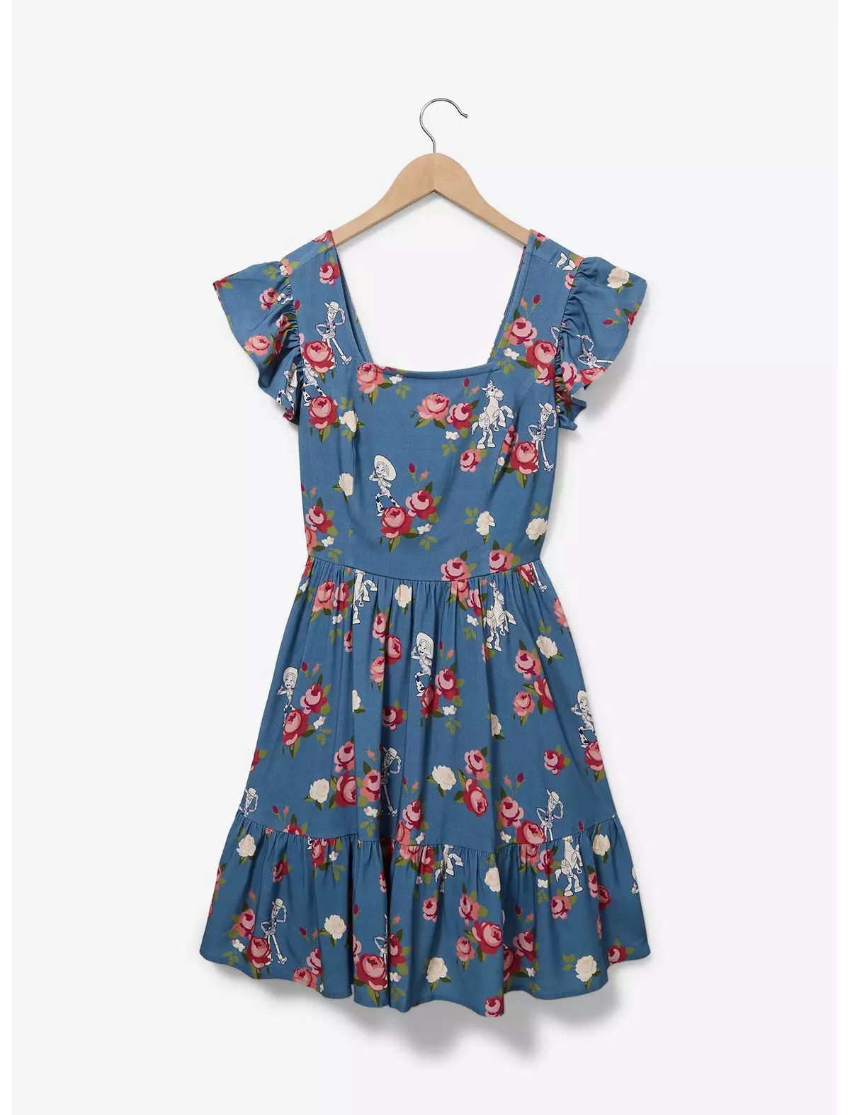 Her Universe Disney Pixar Toy Story Woody's Roundup Floral Tie-Back Dress — BoxLunch Exclusive | BoxLunch