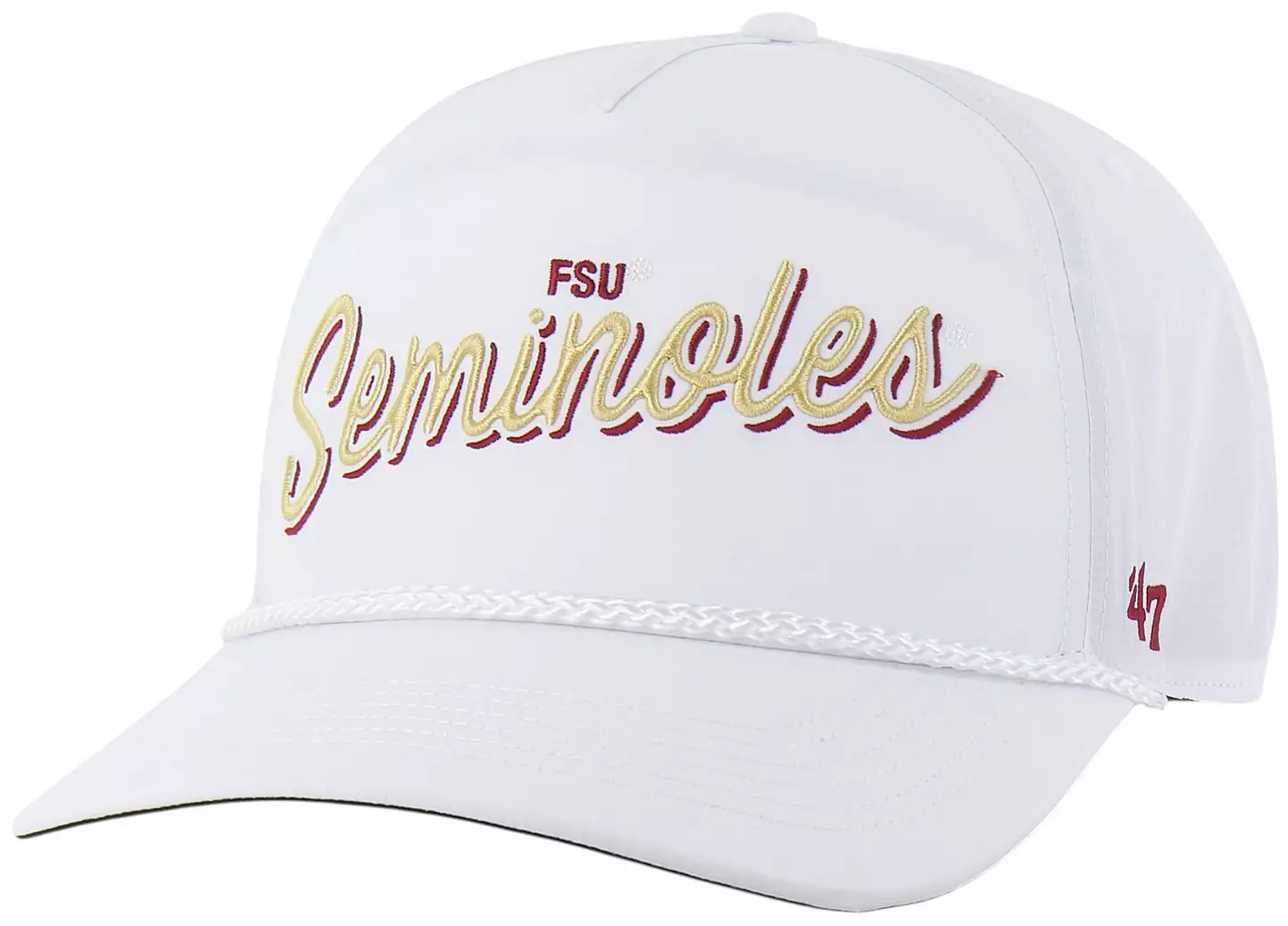 '47 Adult Florida State Seminoles White Brrr Fairway Hitch Adjustable Hat | DICK'S Sporting Goods