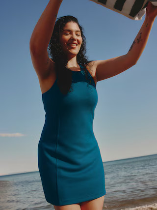 Seasoft Rib Mini Tank Dress | Athleta
