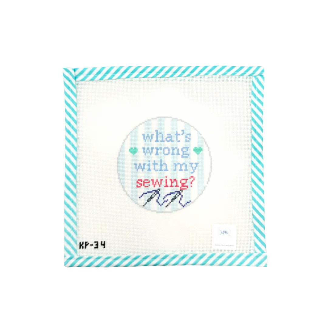 What's Wrong With My Sewing | Atlantic Blue Canvas