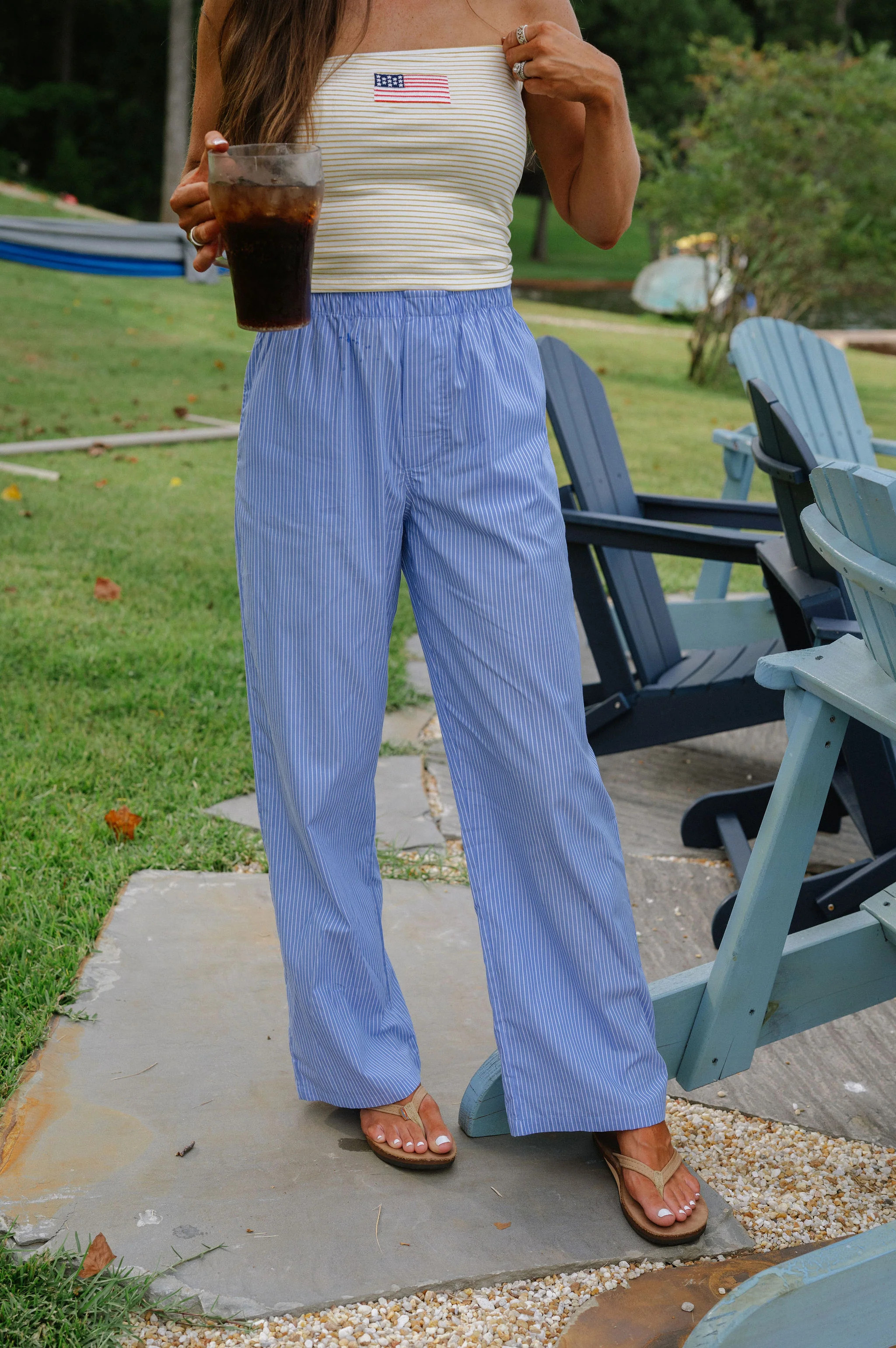 Julie Stripe Pants | These Three