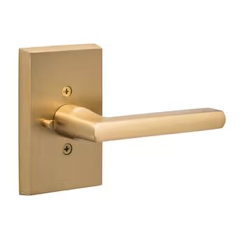 Sure-Loc Hardware Ridgecrest Mountain Logan Satin Brass Interior Bed/Bath Privacy Door Handle | Lowe's