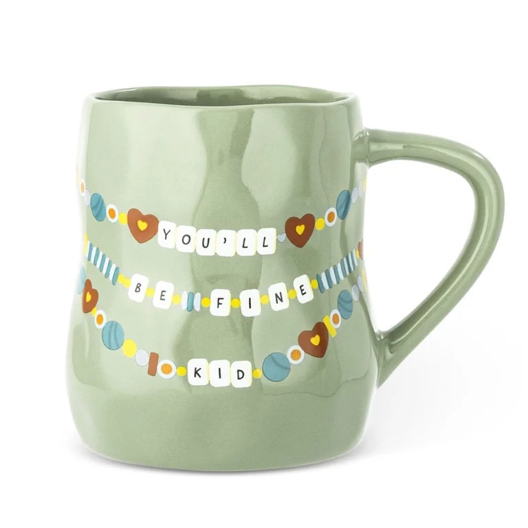Thyme & Table 15.7 fl oz "You'll Be Fine Kid" Bracelet Stoneware Mug | Walmart (US)