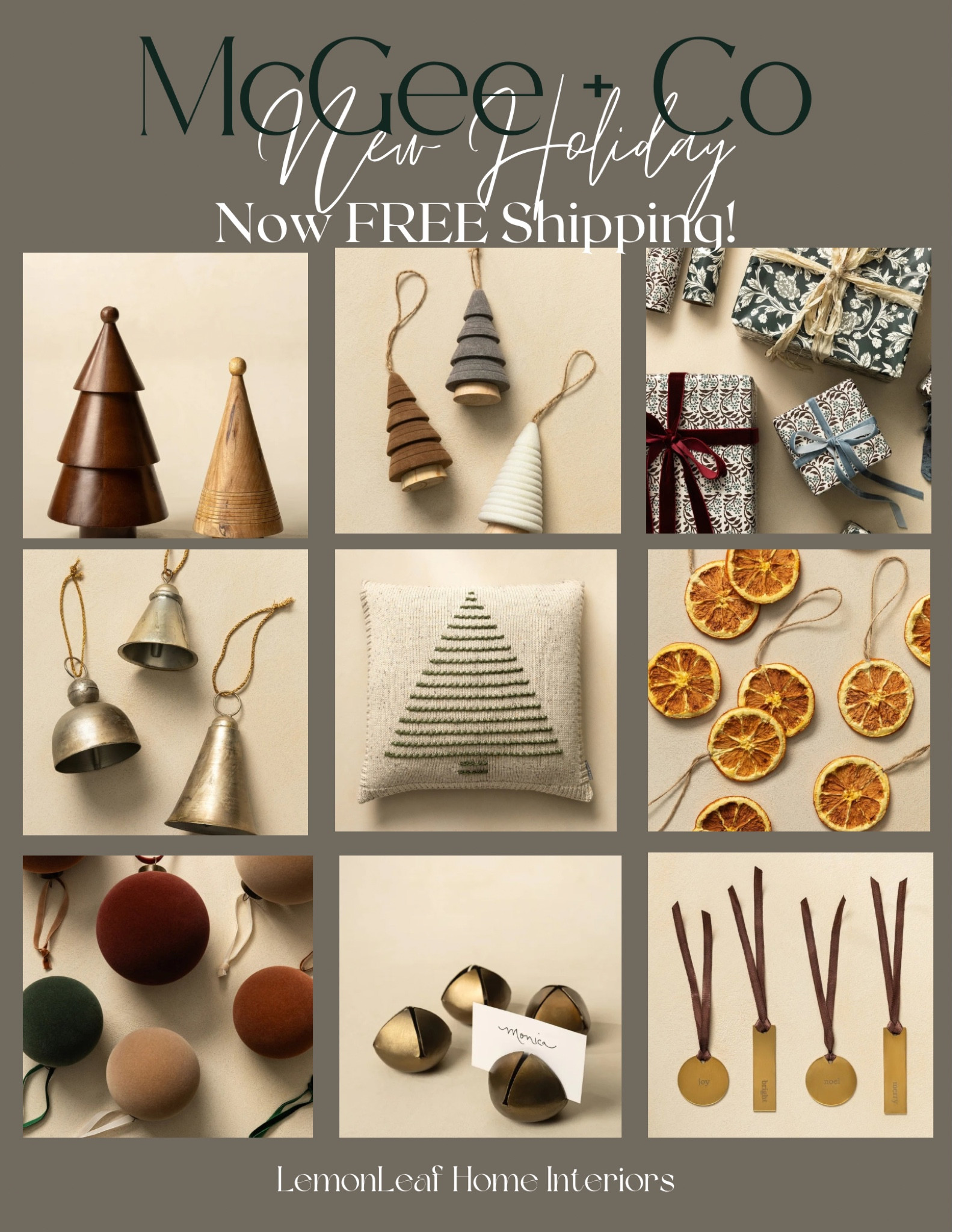 With FREE SHIPPING, we can al grab these pretty McGee & Co Christmas decor items! Linked my favorites 


#LTKHome #LTKSeasonal #LTKHoliday