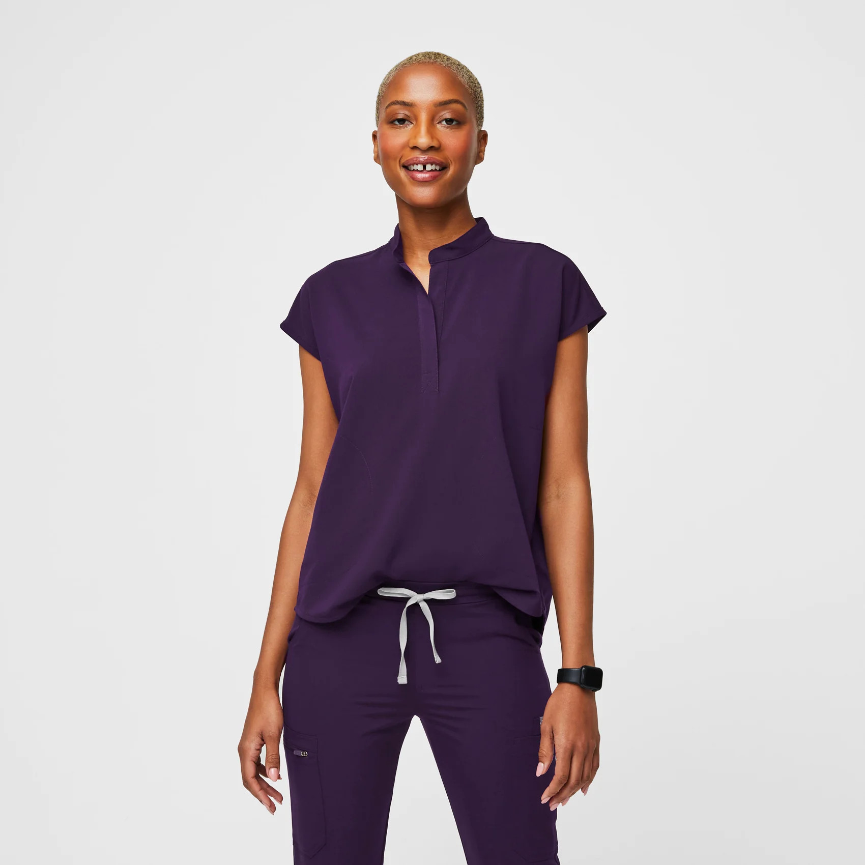 Women's Rafaela Oversized Scrub Top™ - Purple Jam · FIGS | FIGS