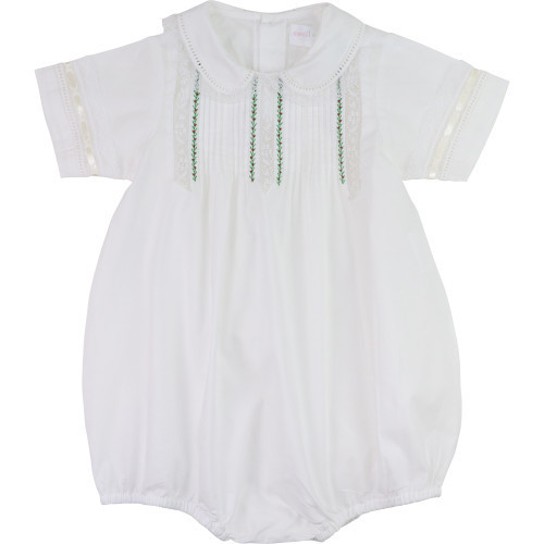 Hand Embroidered Holiday Heirloom Bubble - Shipping Late October | Cecil and Lou