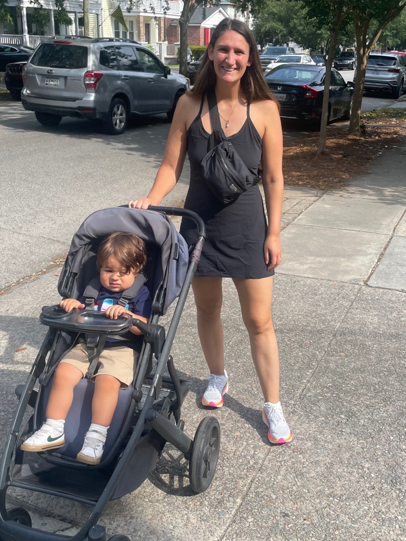 For my tall, active girls! This dress doesn’t feel so short on me (5’9”) and it’s easy to throw on and still feel cute/comfy!

Testing out my new shoes for HYROX🤭

#LTKootd #LTKmomlife #LTKActive