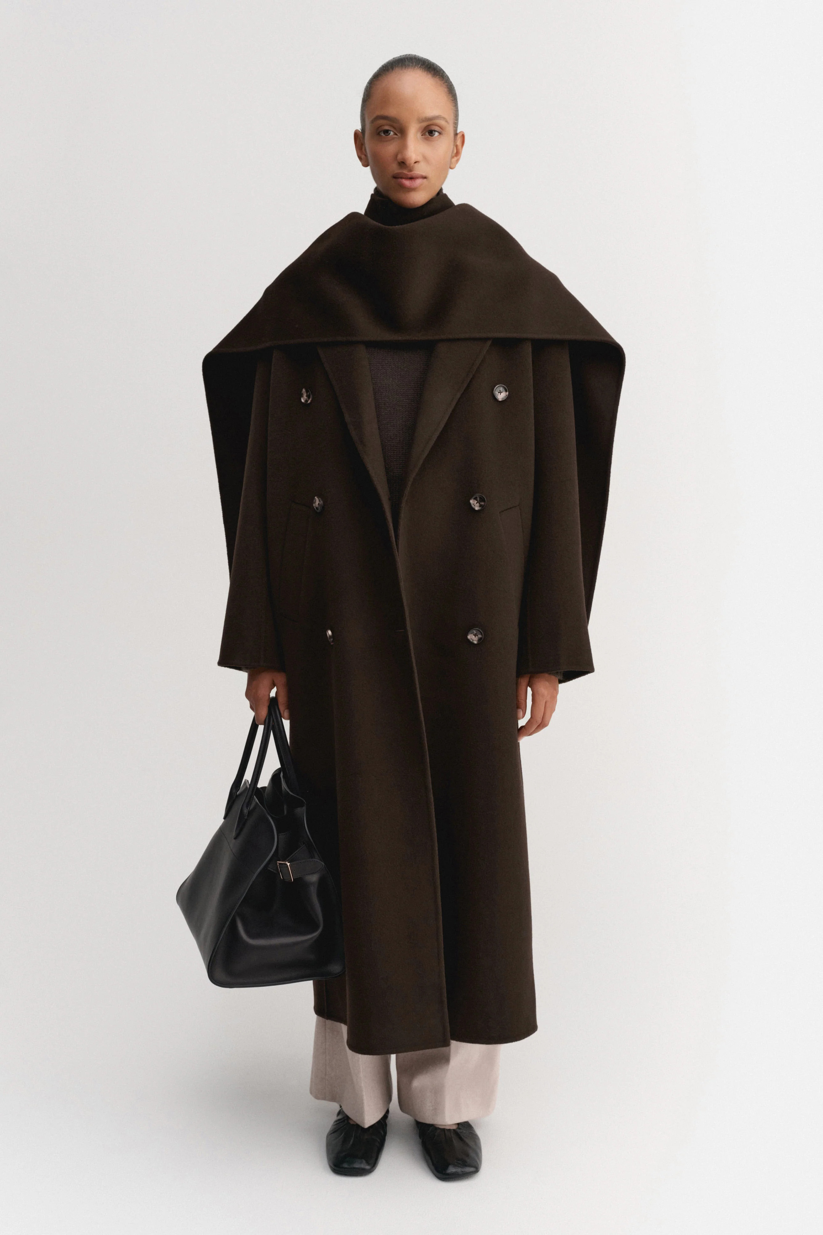 Micha Doublé Scarf, chocolate | Almada Label