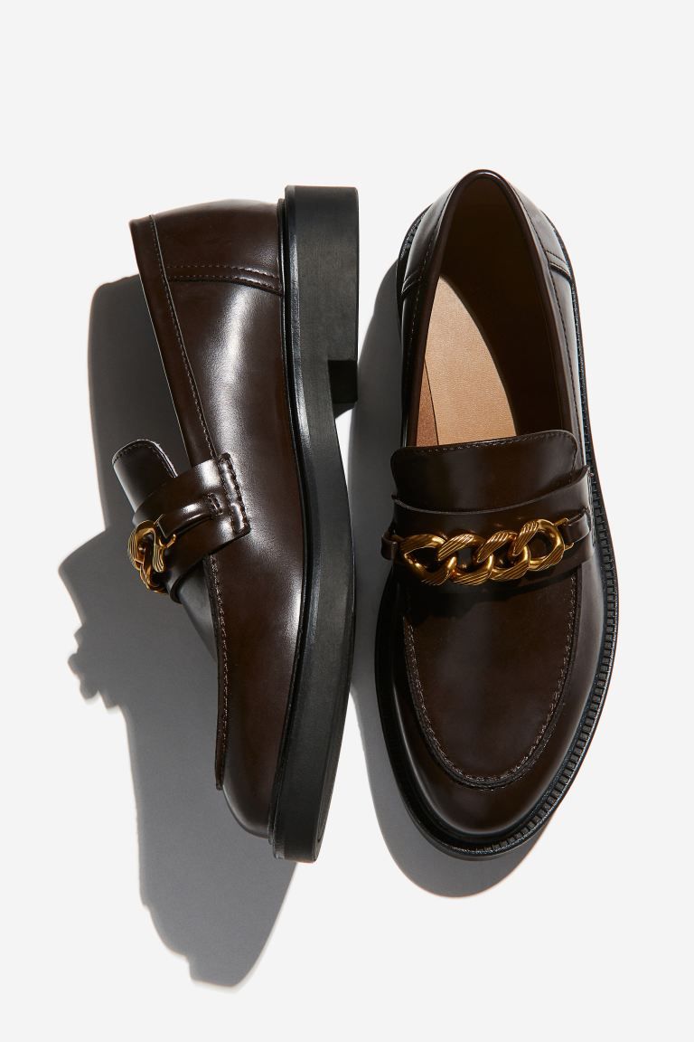 Loafers - Dark brown - Ladies | H&M US | H&M (US + CA)
