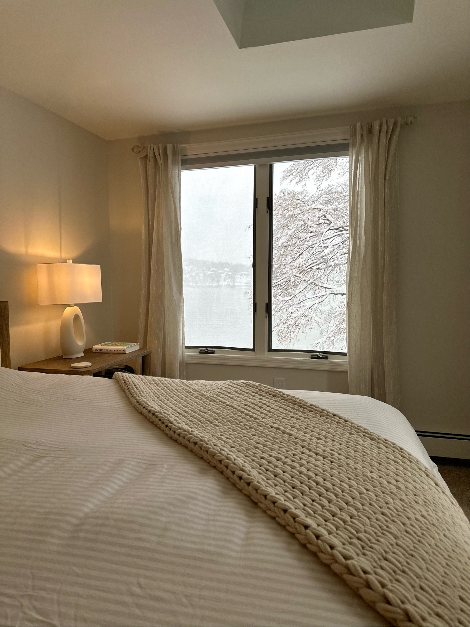 Cozy Neutral Bedroom 2024 🤍

Throw blanket and bedding is from Target! (Casaluna brand - I love it all so much).

Lamp and curtains are HomeGoods. Bedroom furniture set is West Elm. The West Elm Hargrove Collection looks more taupe in person compared to the photos on their website, but I absolutely love it!

#LTKU #LTKhome #LTKfindsunder100