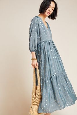 Napoli Tiered Maxi Dress | Anthropologie (US)