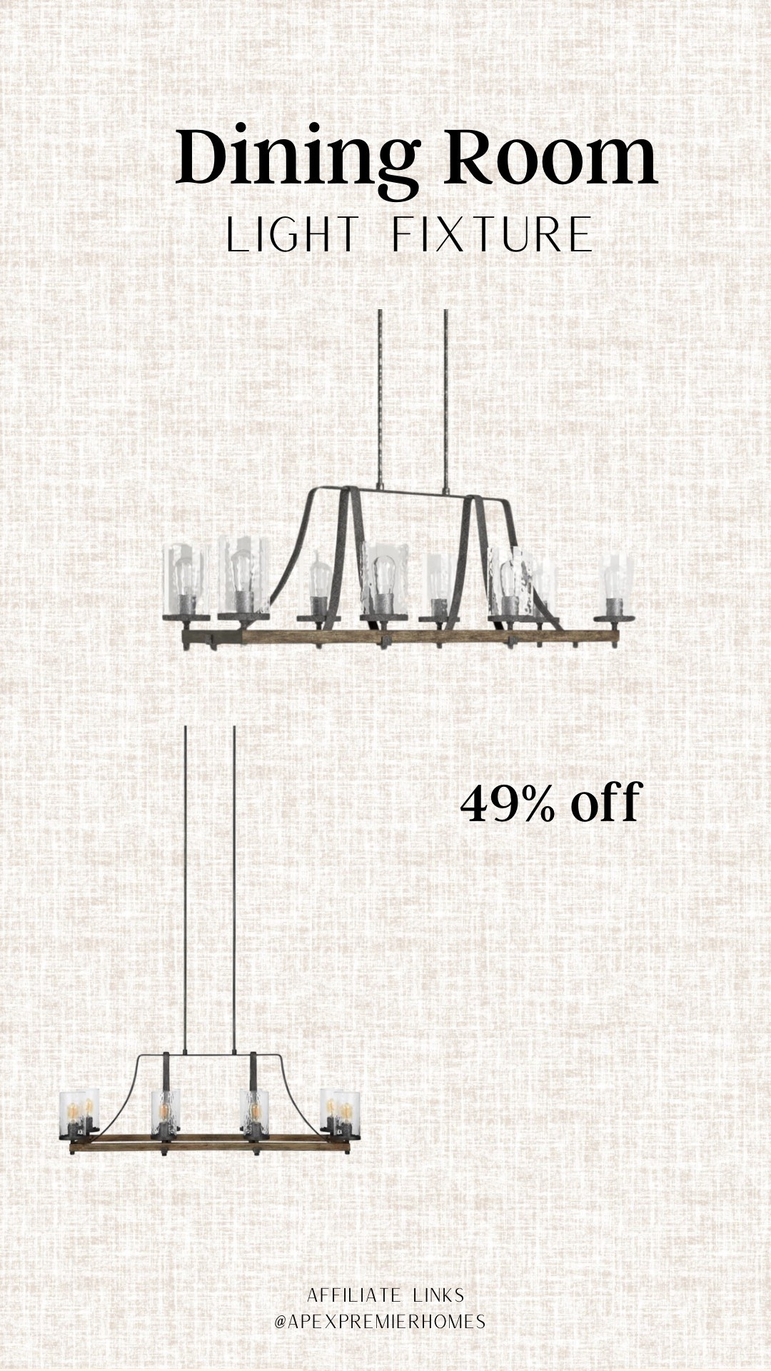 Beautiful, statement dining room light fixture  

#LTKSaleAlert #LTKHome