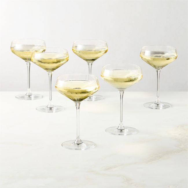 Stella Optic Coupe Glasses Set of 6 | CB2