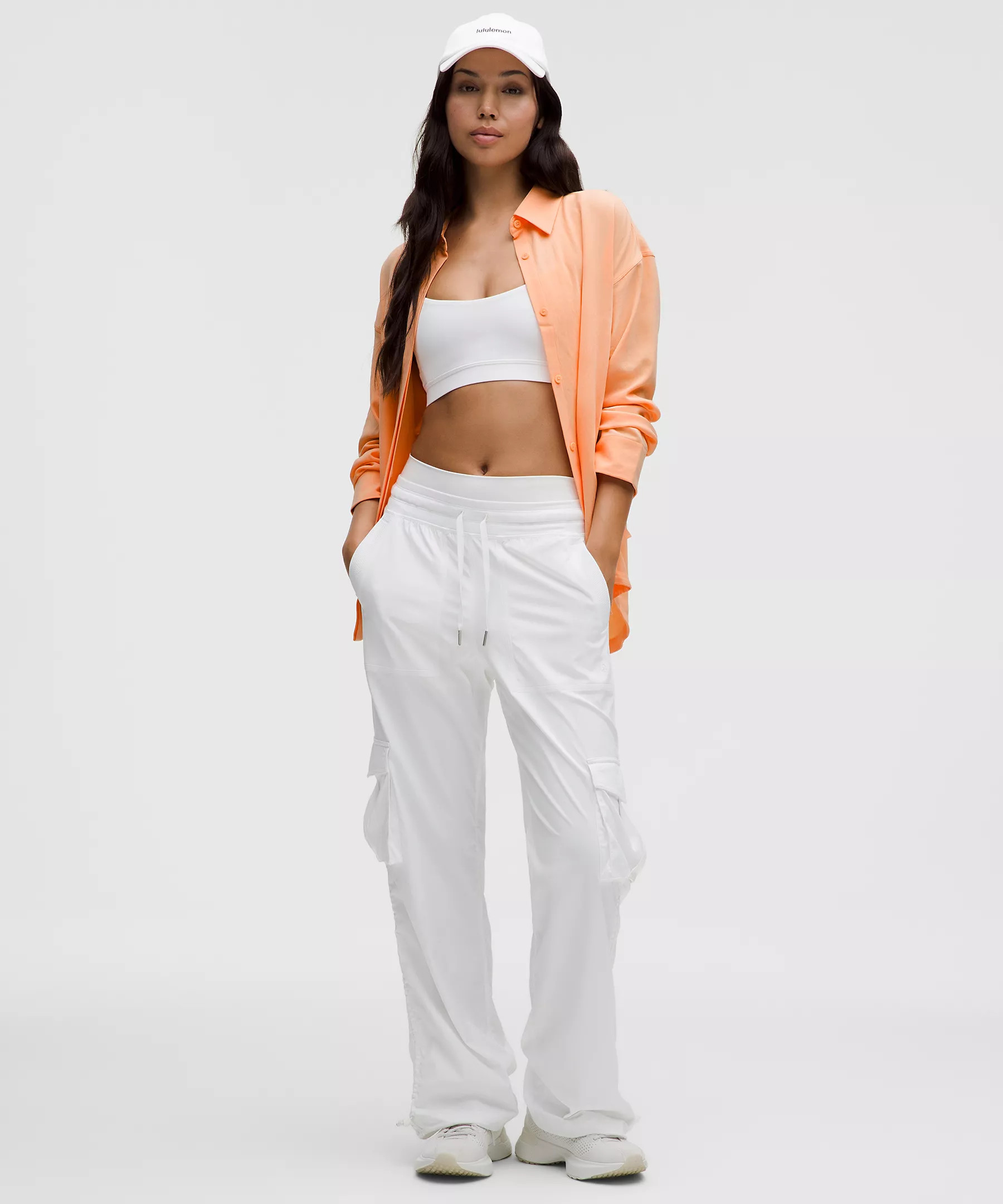 Long Button-Front Shirt | Women's Long Sleeve Shirts | lululemon | Lululemon (US)