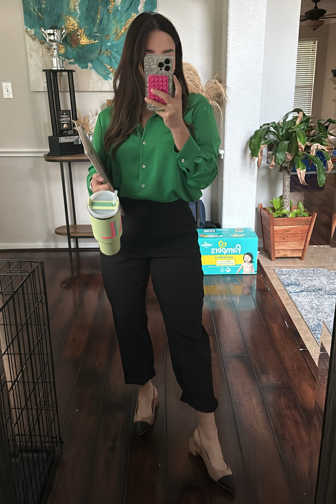 Monday work outfit ! Felt great in this! 
Pants: large fit me comfortable 

#LTKsalealert #LTKworkwear #LTKstyletip