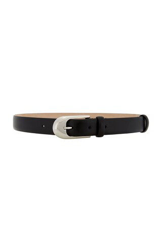 KHAITE Dome Silver Belt in Black | FWRD 