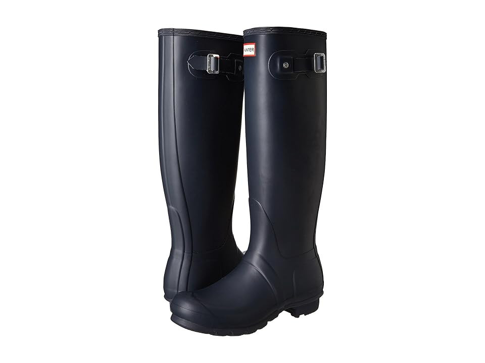 Hunter Original Tall Women's Rain Boots Navy : 8 M, Rubber | Zappos