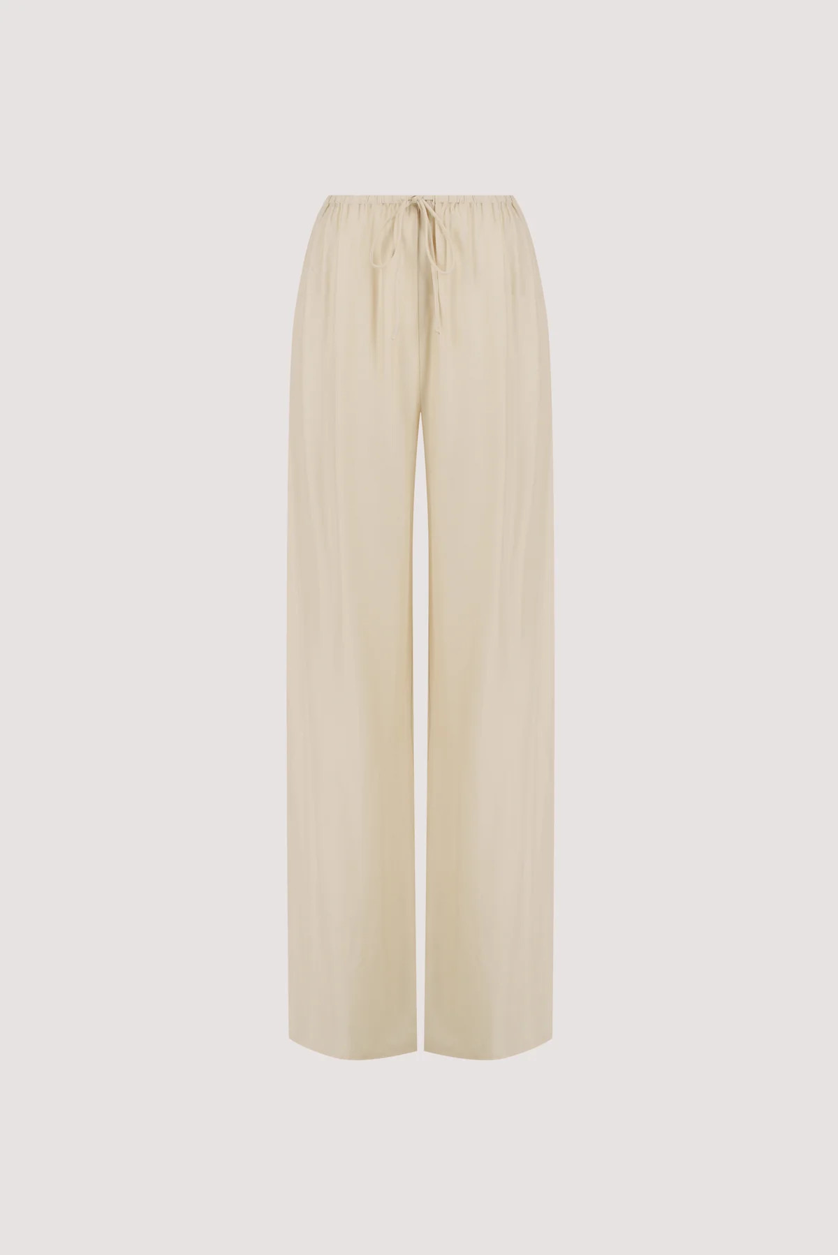 ADDIE STRAW CUPRO DRAWSTRING PANT | DISSH