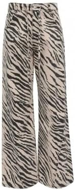 Y2K Striped Zebra Print Wide Leg Baggy High Waisted Jeans | Amazon (US)