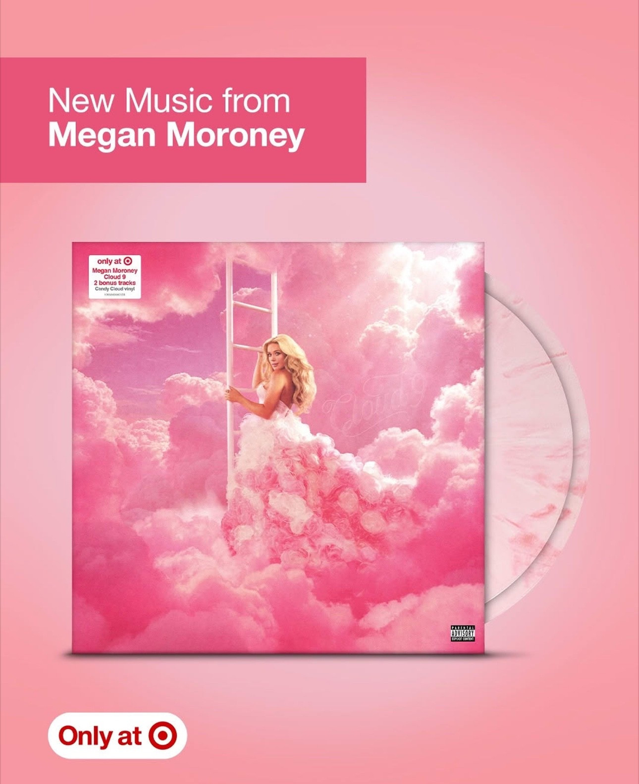 NEW and only at Target- Megan Moroney Cloud 9 Target exclusive Candy Cloud pink colored vinyl 💗

#LTKValentine #LTKSaleAlert #LTKHome