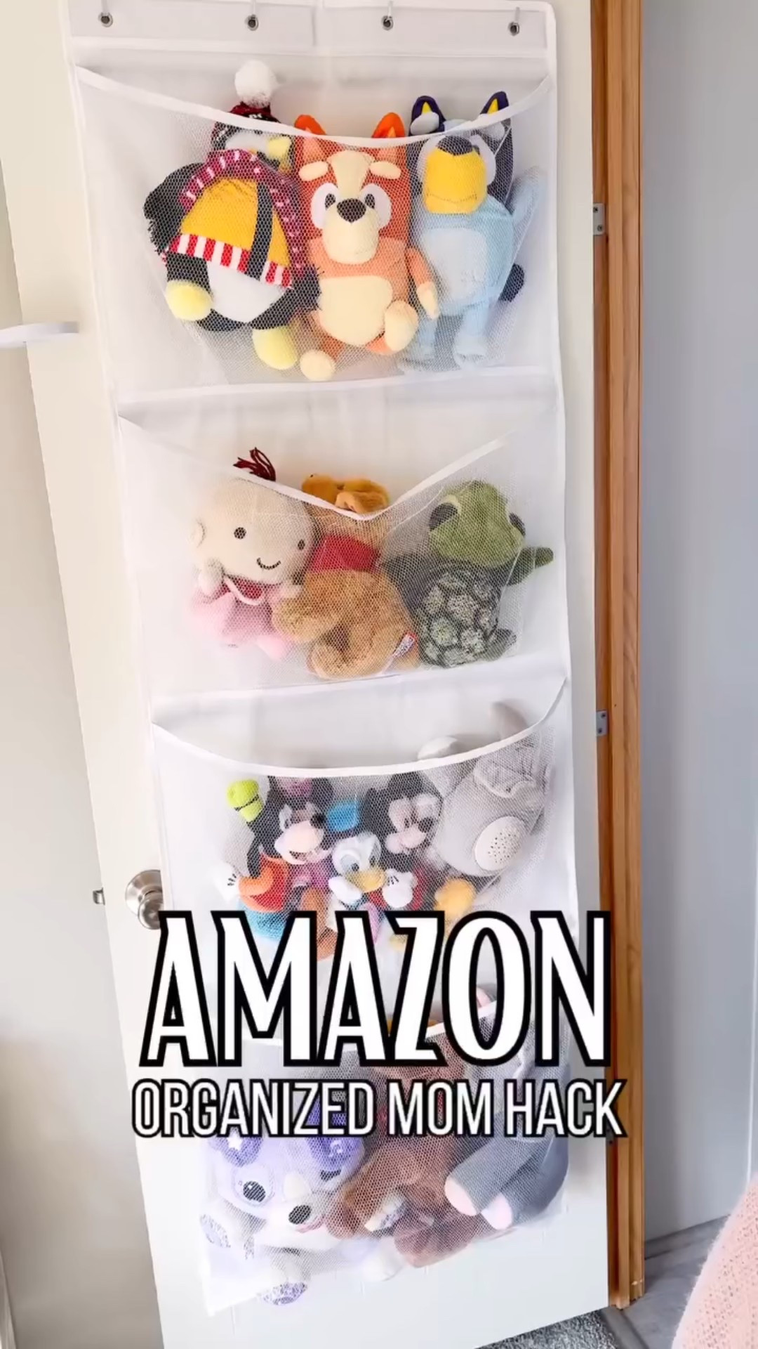 Mom Hack Alert! ⭐️

Tired of stuffed animals taking over your home? 

This over-the-door stuffed animal holder is a total game-changer! 🧸

With 4 spacious pockets and an easy installation process, it keeps toys organized, off the floor, and within reach. 

Perfect for creating a clutter-free space while keeping your little one’s favorites nearby! 🏡

Say goodbye to chaos and hello to mom-approved organization! ✅

#LTKHome #LTKKids #LTKmomlife
