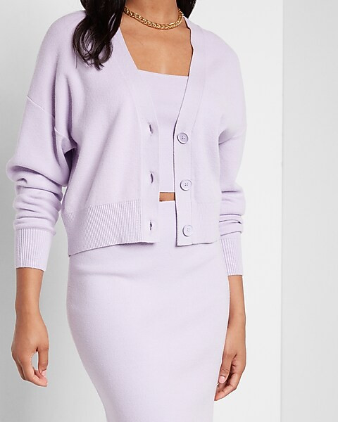 Relaxed Dolman Sleeve Cardigan | Express