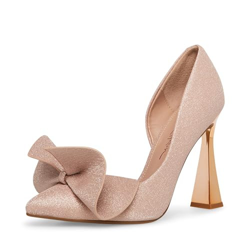 Betsey Johnson Women's Nobble Pump, Champagne, 9.5 | Amazon (US)