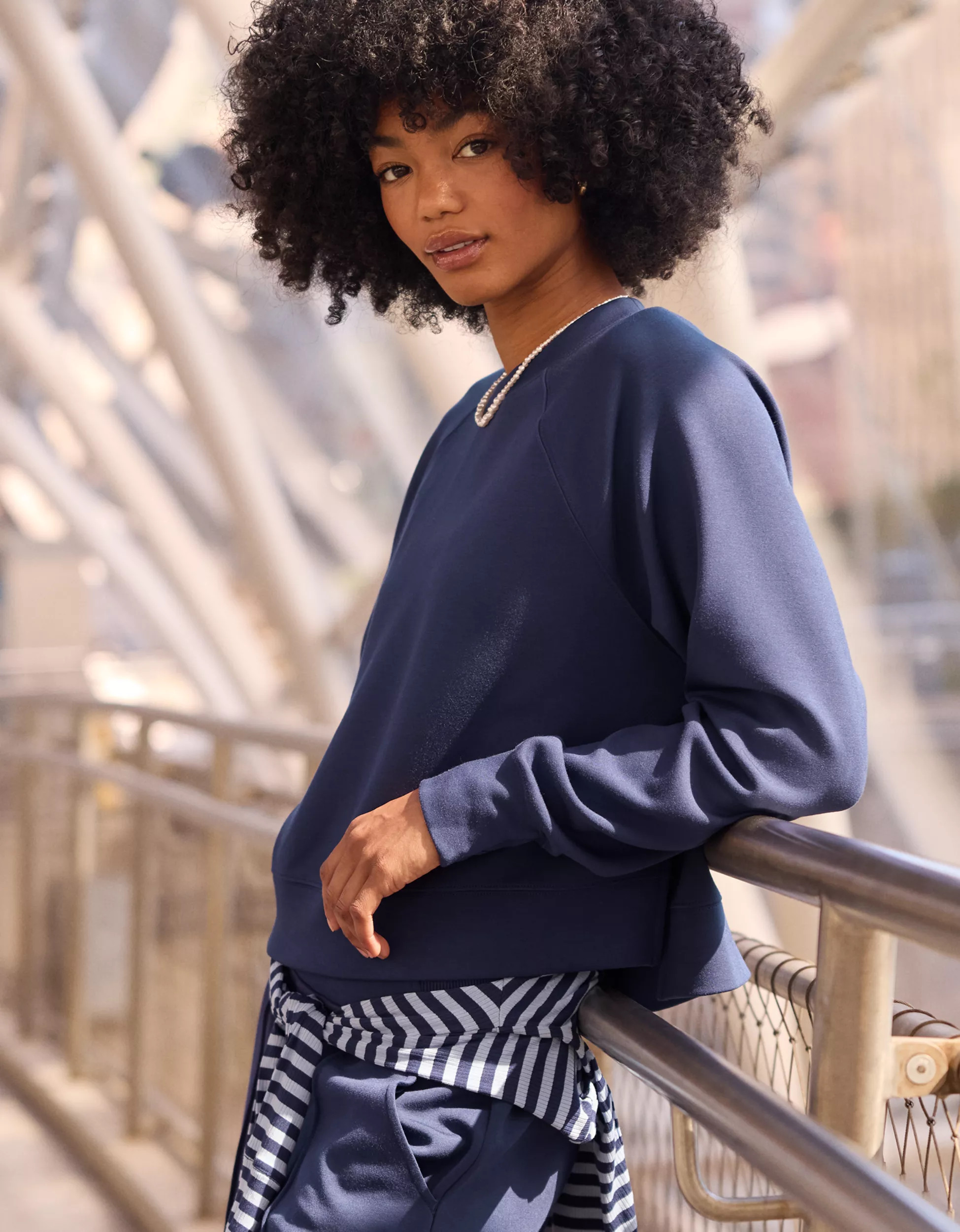 OFFLINE By Aerie ChillUp Crewneck Sweatshirt | Aerie