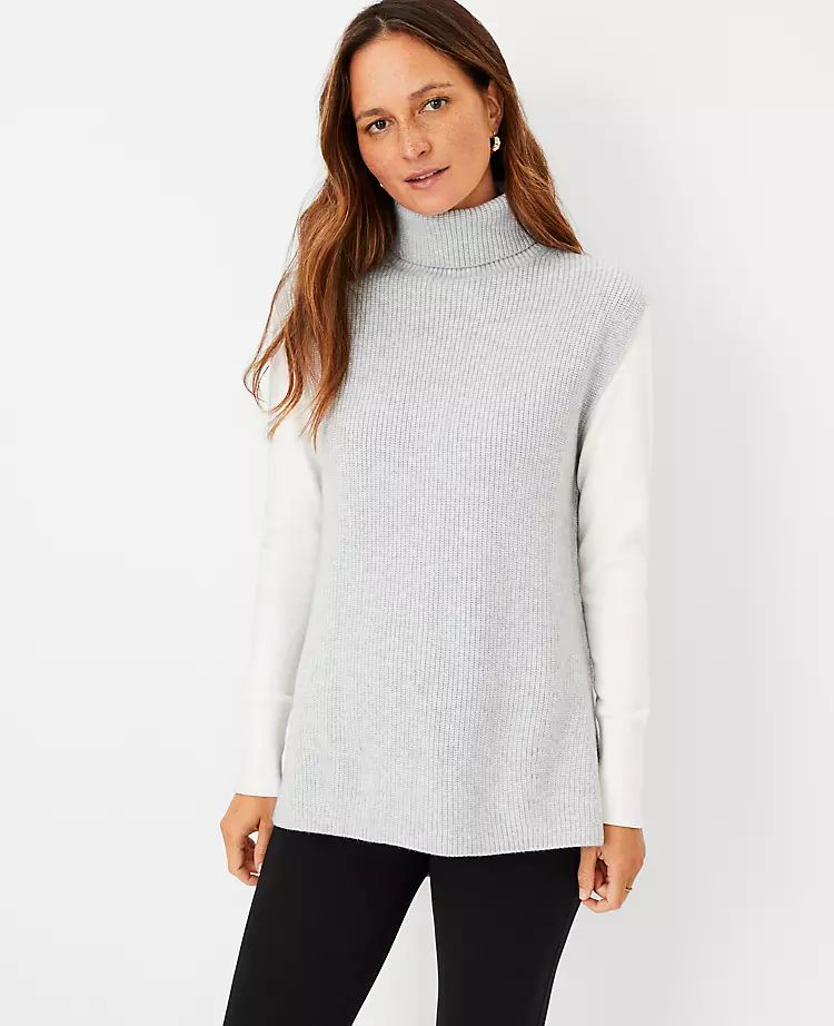 Turtleneck Sweater Vest | Ann Taylor (US)